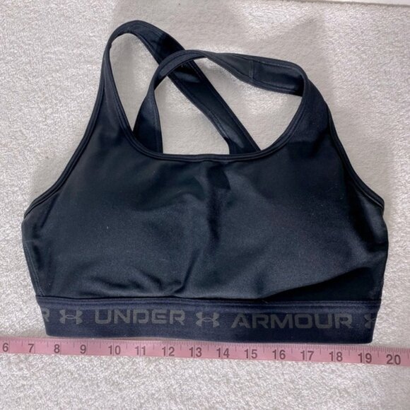 Under Armour Women's Black Compression Sports Bra M - Picture 7 of 11